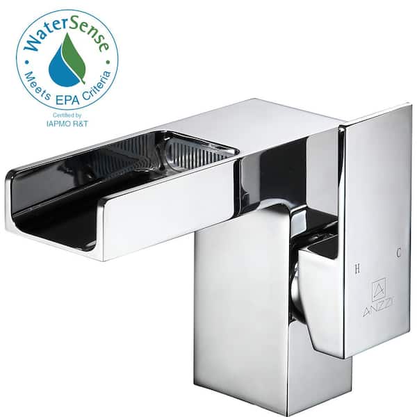ANZZI Zhona Series Single Hole Single-Handle Low-Arc Bathroom