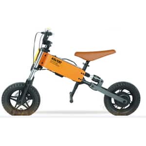 12 in. Children's Outdoor Off-Road Electric Bicycle in Orange