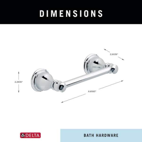 Delta Aubrey Wall Mount Pivot Arm Toilet Paper Holder Bath