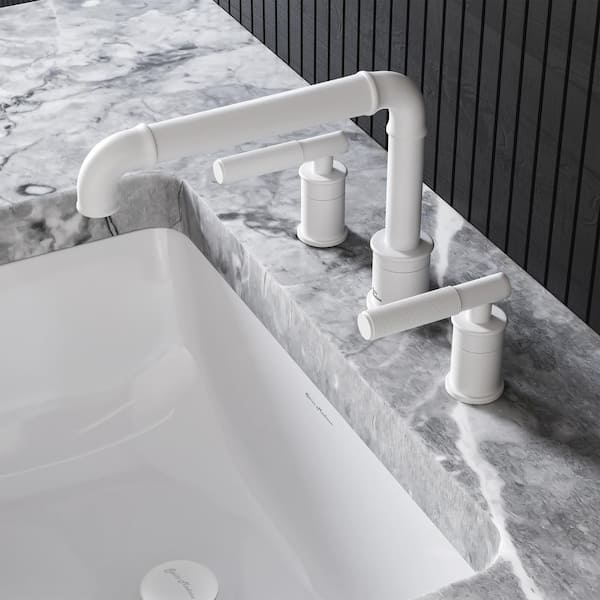 Swiss Madison Avallon Single Hole Single-Handle Bathroom Faucet in Matte White
