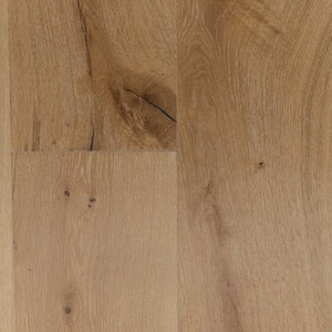 Passive European White Oak 5/8 in. T x 9.44 in. W Brushed Engineered Hardwood Flooring (28.4 sq. ft./case)