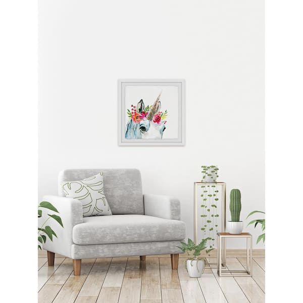 Unbranded 40 in. H x 40 in. W "Crowning Glory" by Marmont Hill Framed Printed Wall Art