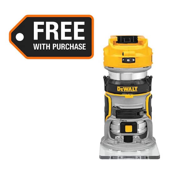 20V MAX XR Cordless Brushless Fixed Base Compact Router (Tool Only)