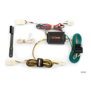Custom Vehicle-Trailer Wiring Harness, 4-Way Flat Output, Select Toyota Sienna, Quick Electrical Wire T-Connector