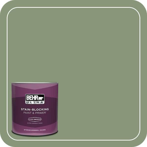 BEHR ULTRA 1 qt. #S390-5 Laurel Tree Extra Durable Eggshell Enamel Interior Paint & Primer