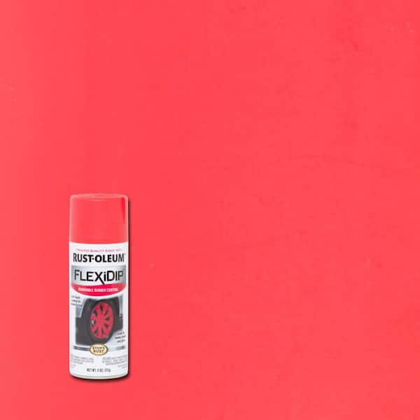 Rust-Oleum FlexiDip 11 oz. Matte Red Removable Rubber Coating Spray