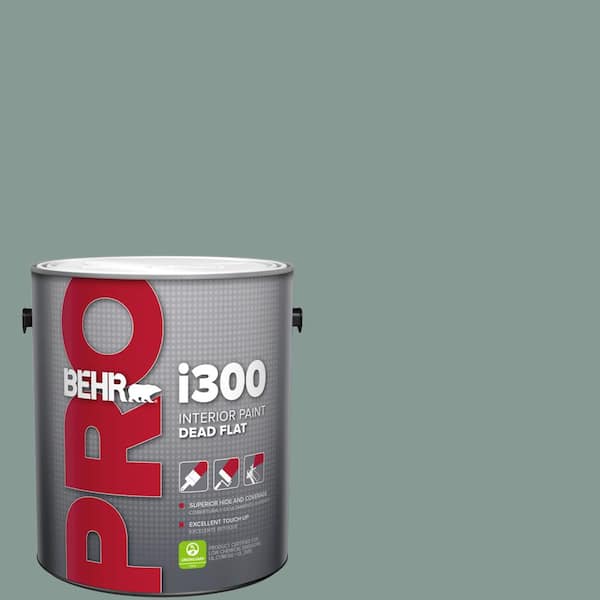 BEHR PRO 1 gal. #N430-4 Rainy Afternoon Dead Flat Interior Paint