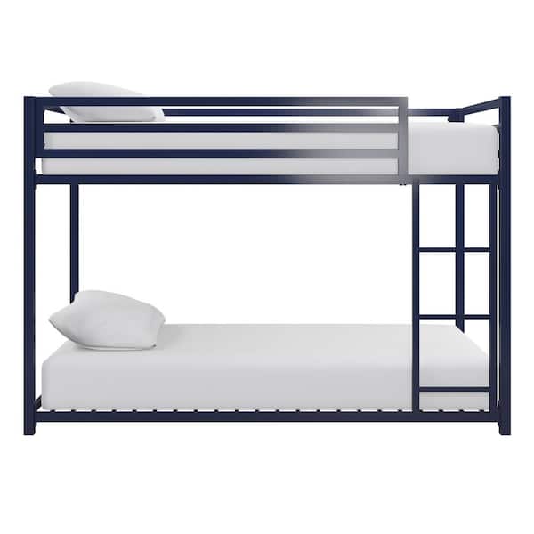 DHP Mabel Blue Metal Twin Over Twin Bunk Bed