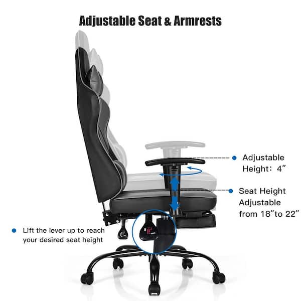 https://images.thdstatic.com/productImages/b4bcc92a-b4a3-4cf4-a606-ba4e9d9a4dd5/svn/gray-gymax-gaming-chairs-gym06670-fa_600.jpg