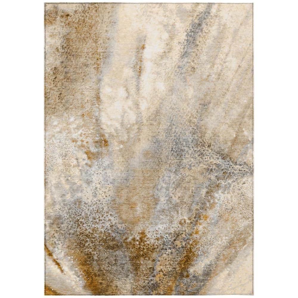 Brown 10 ft. x 14 ft. Abstract Indoor /Outdoor Area Rug price history on PriceWatchPro