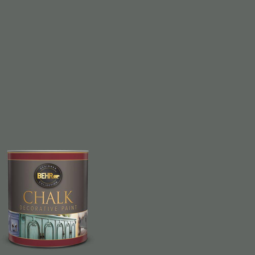 Behr 1 Qt Ppu25 02 Black Locust Interior Chalk Decorative Paint 713004 The Home Depot