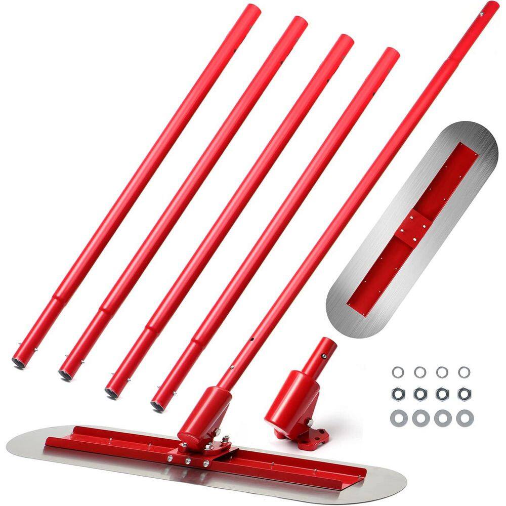 46 x 11.8 in. Stainless Steel Bull Float Concrete Tool with 4 x 3.8 ft. Float Handle Kit for Finishing price history on PriceWatchPro