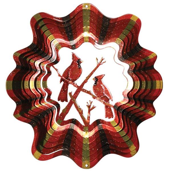 Iron Stop 10 in. Cardinal Wind Spinner