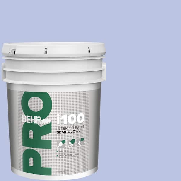 BEHR PRO 5 gal. #600A-3 California Lilac Semi-Gloss Interior Paint