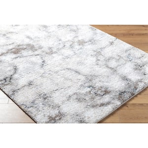 Portofino Brown/Cream Abstract 5 ft. x 7 ft. Indoor Area Rug