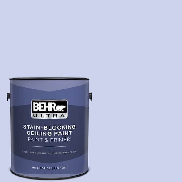 1 gal. #P540-2 Garden Fairy Ceiling Flat Interior Paint and Primer