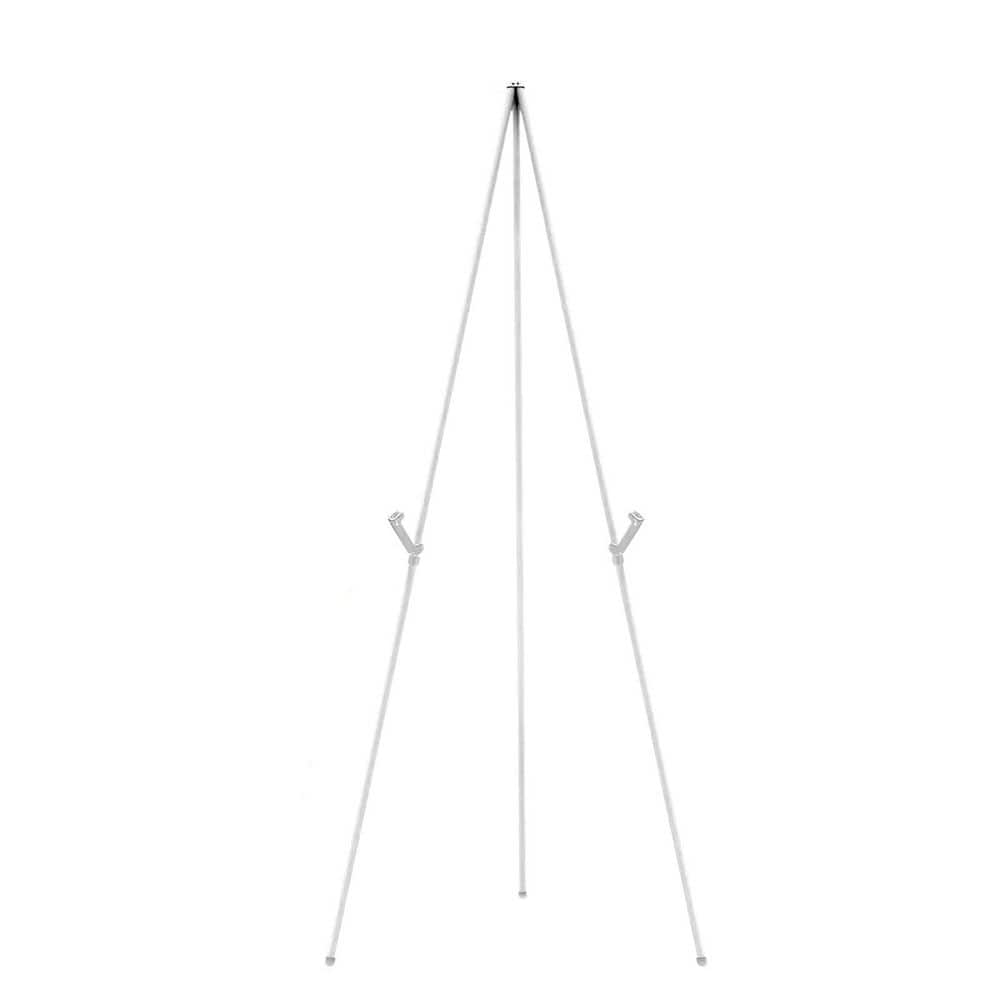 1 Piece White Adjustable Metal Easel Stand for Sign Display with Carry Bag Lightweight Foldable Art Stand price history on PriceWatchPro