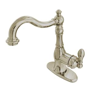 American Classic 4 in. Centerset Single-Handle Bathroom Faucet in Brushed Nickel