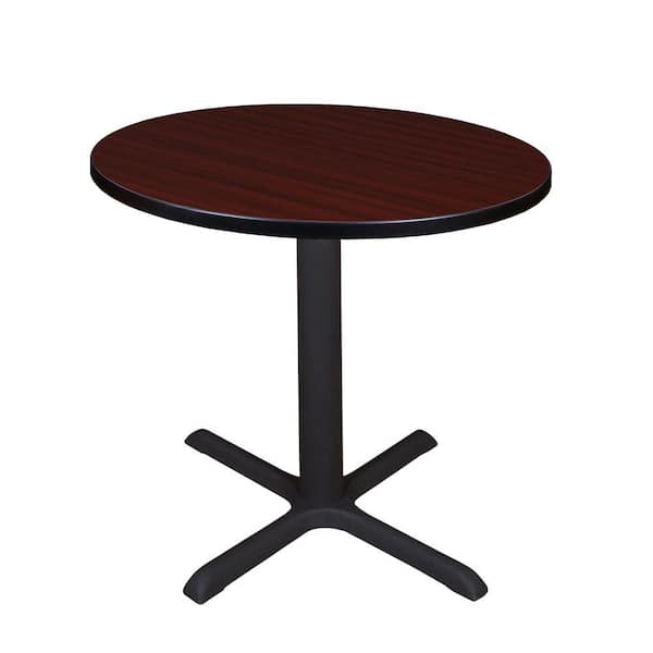 Regency Bucy Mahogany Round 30 in. Breakroom Table