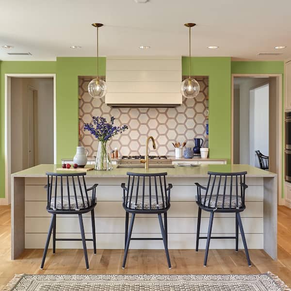 1 gal. #P360-6 Fresh Apple Semi-Gloss Interior Paint