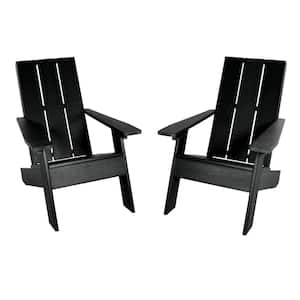 2 Italica Modern Plastic Adirondack Chairs