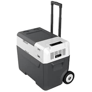 LiONCooler 42 Qt. Battery Powered Portable Chest Fridge Freezer Cooler w/10+ Hour Run Time, Recharge Using Solar/DC/AC