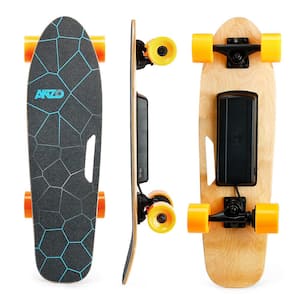 Small Electric Skateboard with Remote Control, 350-Watt, Max 10 MPH, 7 Layers Maple E-Skateboard, Load Up To 100kg