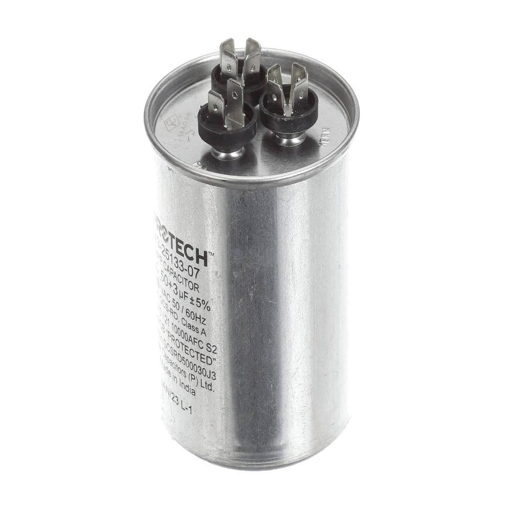 Dual Capacitor, 50/3Uf, 370Vac, 50/60Hz, Round Type 43-25133-07 price history on PriceWatchPro