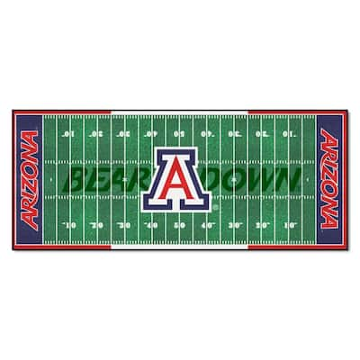 FANMATS Buffalo Bills X Football Field Rug Runner Rug 7345