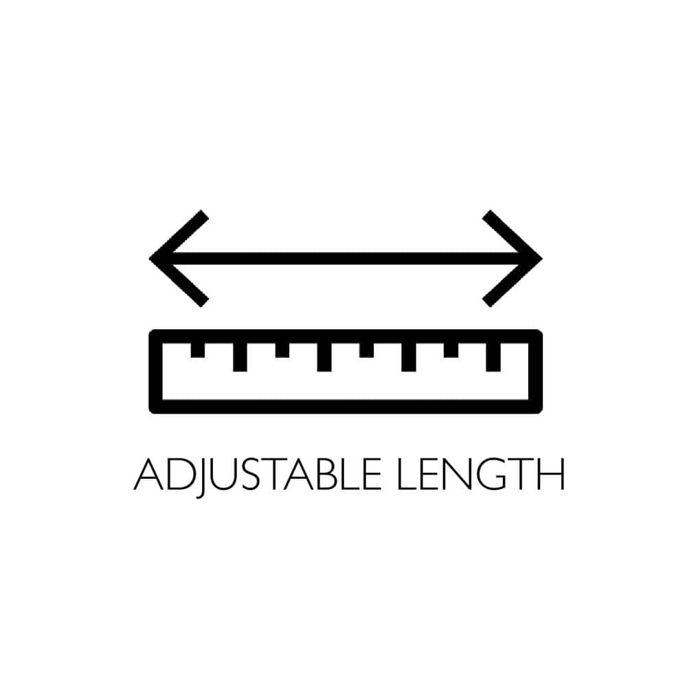 Adjustable Polished Chrome Steel Closet Rod 40 to 72 Inch