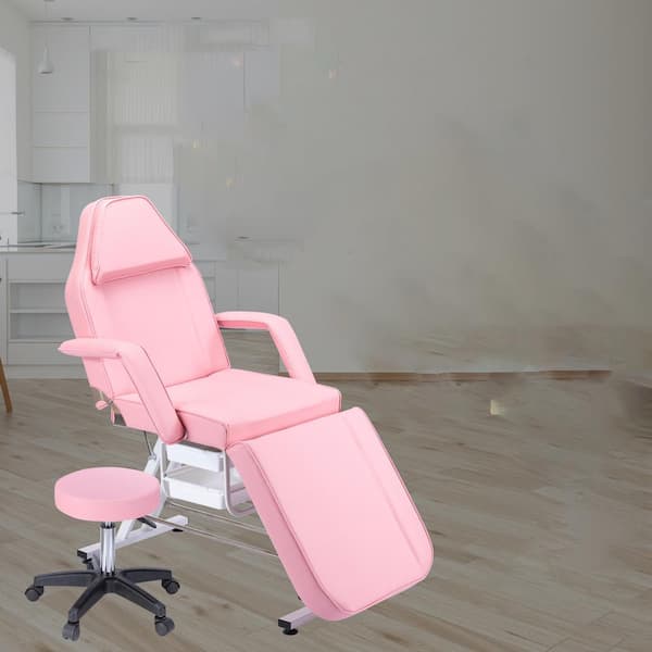 Mako Low Studio Chair  Pink  Black  Kingpin Tattoo Supply
