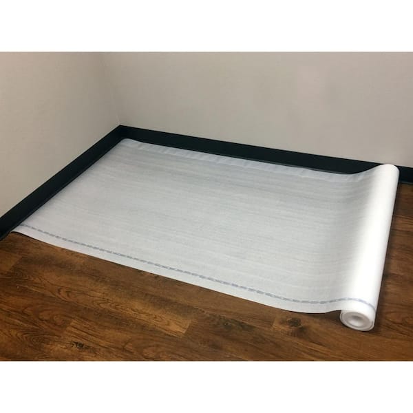 100 sq. ft. Rolls 40 x in. W 30 x ft. L x 2 mm T Moisture Protection Standard Foam Underlayment for Laminate Floors