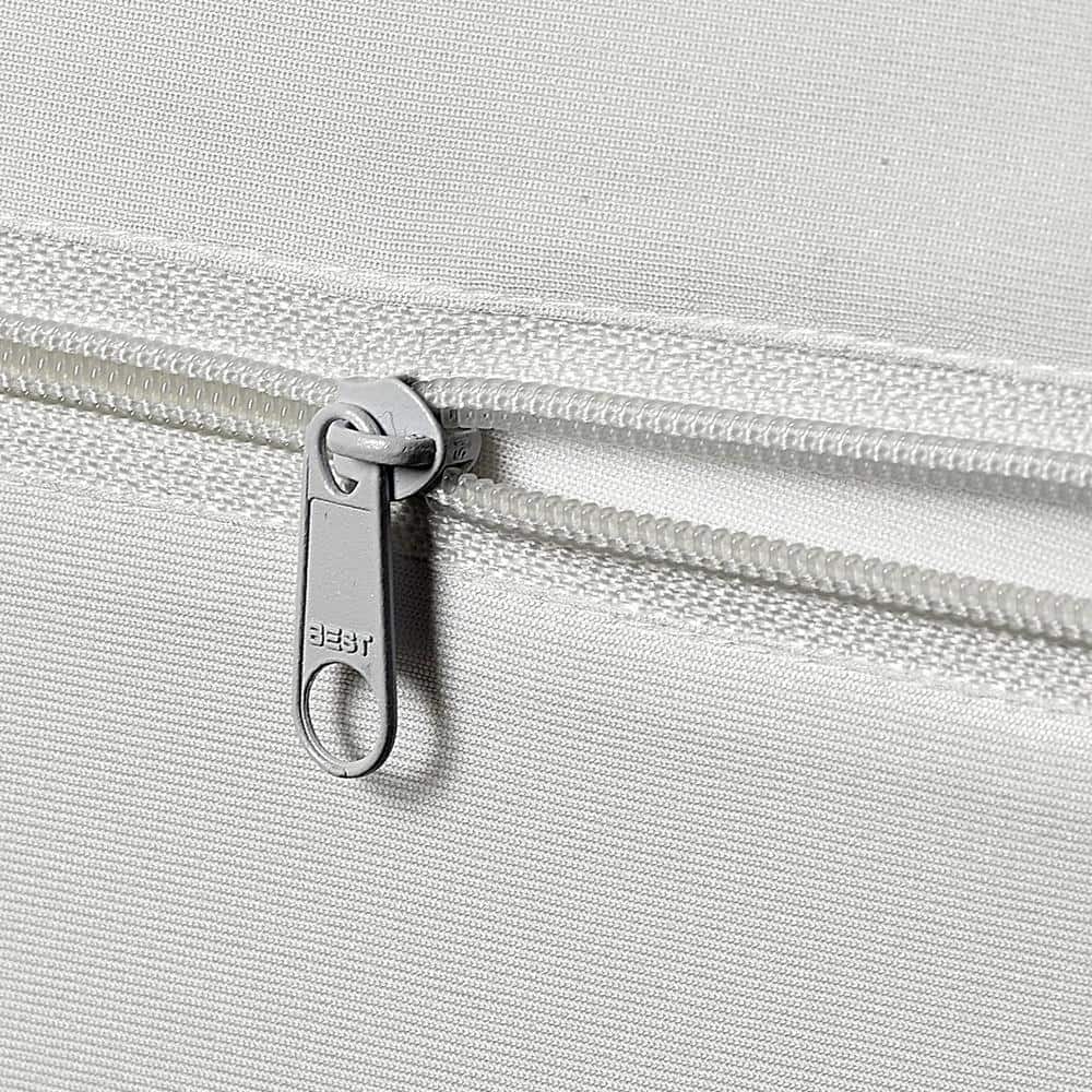 Twin White Waterproof Allergy-Free Zipper Mattress Encasement