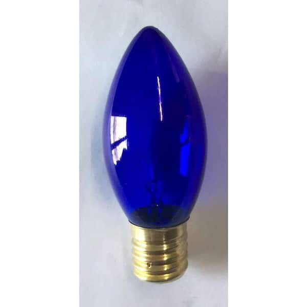 C9 Incandescent Bulb in Blue (Pack of 25)