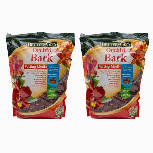 Better-Gro 8 qt. Orchid Bark Twin Pack