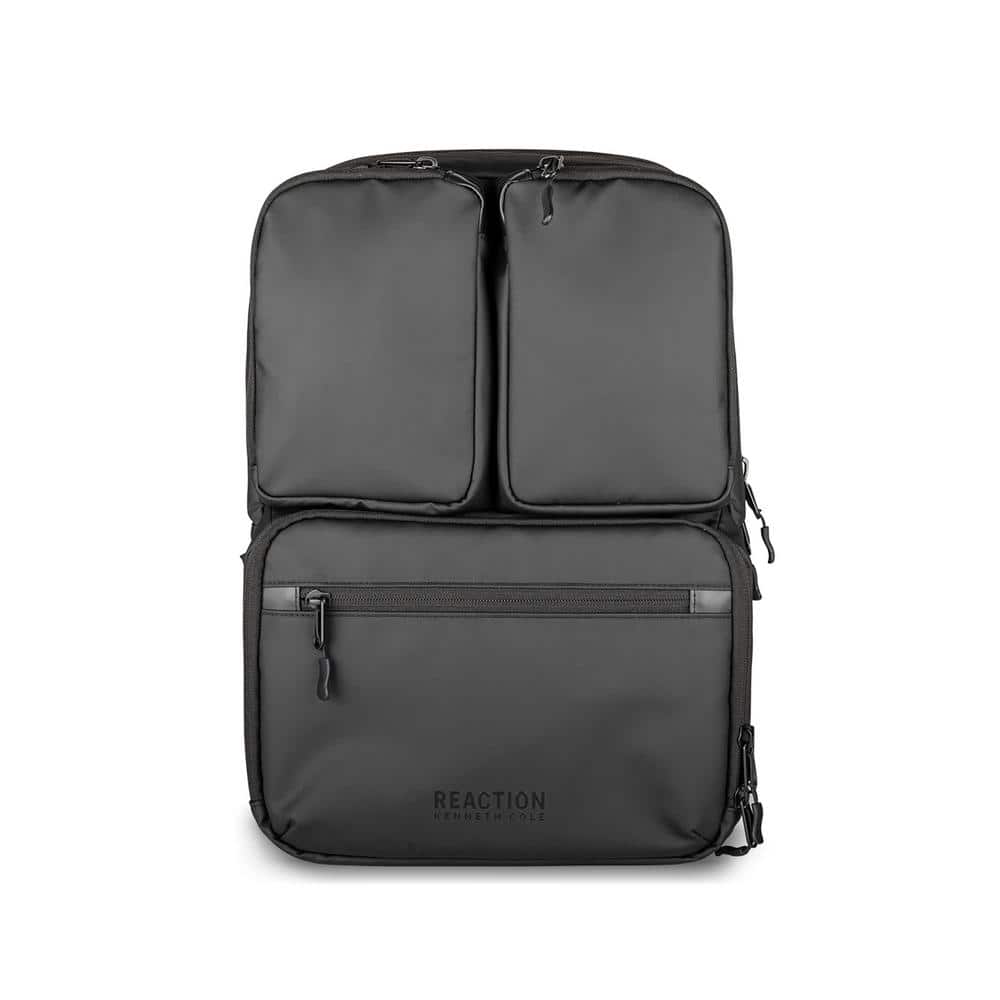 COLE REACTION Ryder 17 in. Laptop Black Backpack with Removable Laptop Sleeve 5714405B