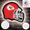 Evergreen Kansas City Chiefs Round 23 in. Plug-in LED Lighted Sign  8LED3815RD - The Home Depot