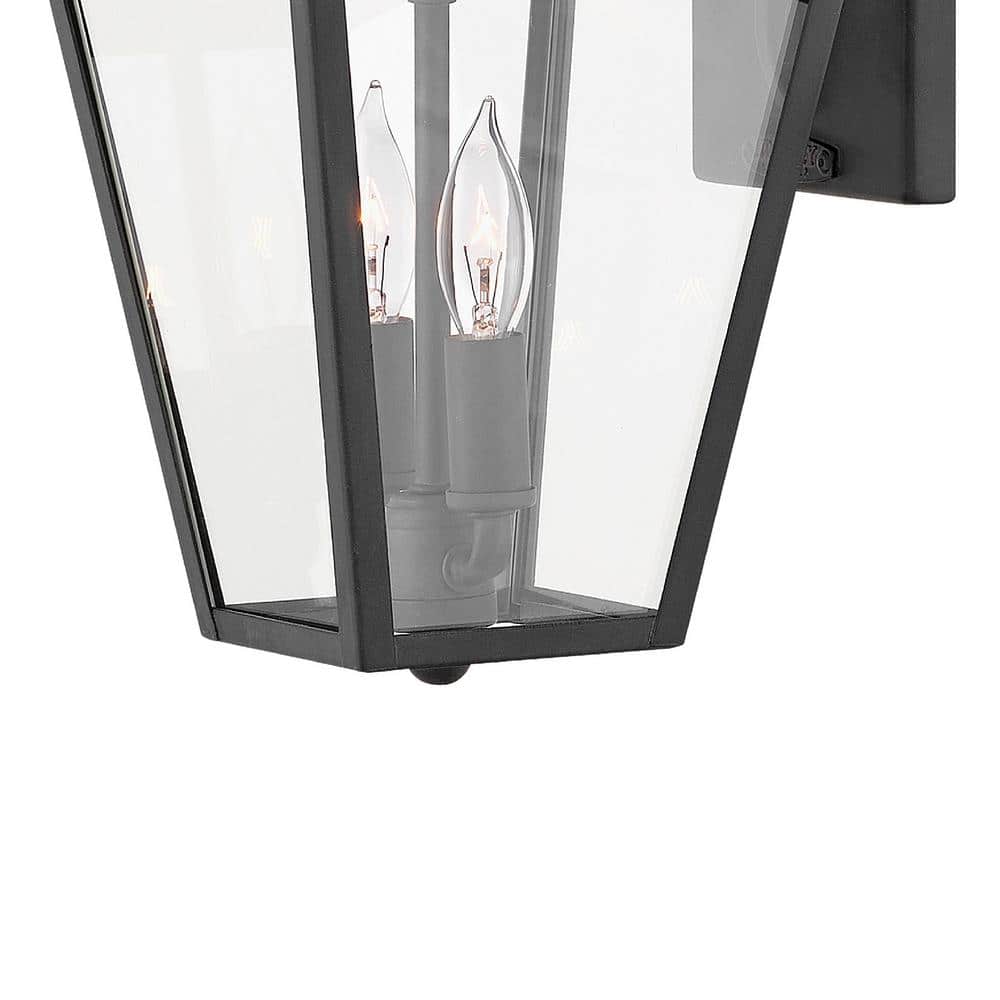 Alford Place Museum Black 2-Light Outdoor Wall Lantern