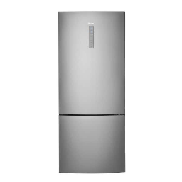 Haier 15.0 cu. ft. Bottom Freezer Refrigerator in Stainless Steel