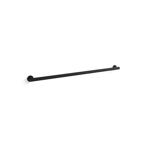 KOHLER Purist 42 in. Grab Bar in Matte Black