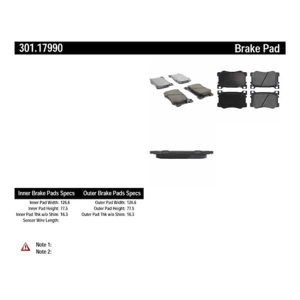 Centric Parts Disc Brake Pad Set