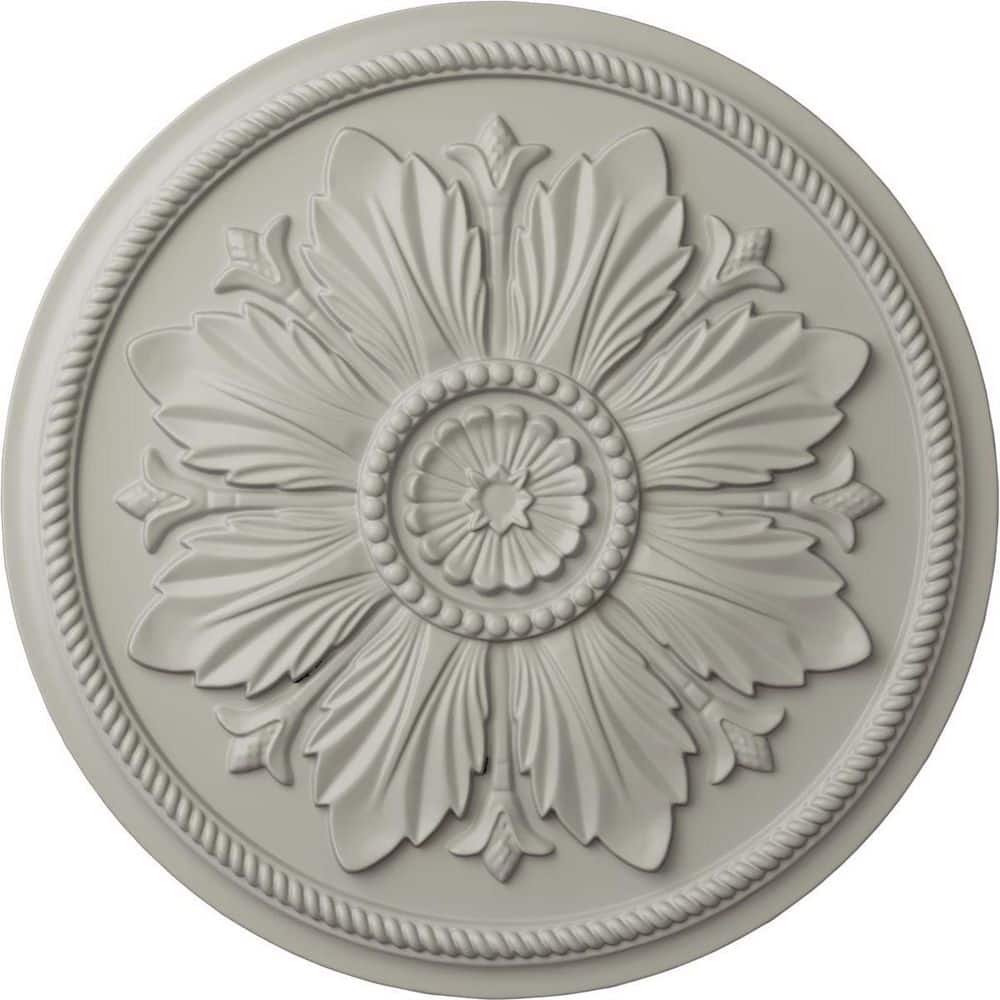 23-5/8 in. x 1-1/2 in. Kaya Urethane Ceiling Medallion (Fits Canopies upto 5-1/4 in.), Pot of Cream price history on PriceWatchPro