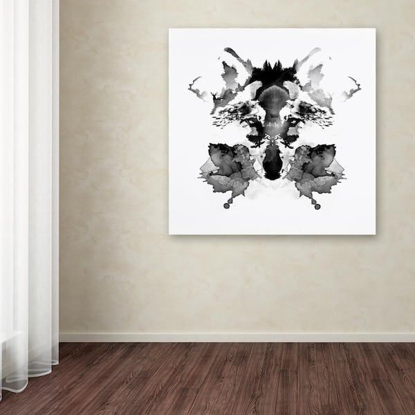 Trademark Fine Art 24 in. x 24 in. Rorschach by Robert Farkas Printed  Canvas Wall Art ALI2248-C2424GG - The Home Depot