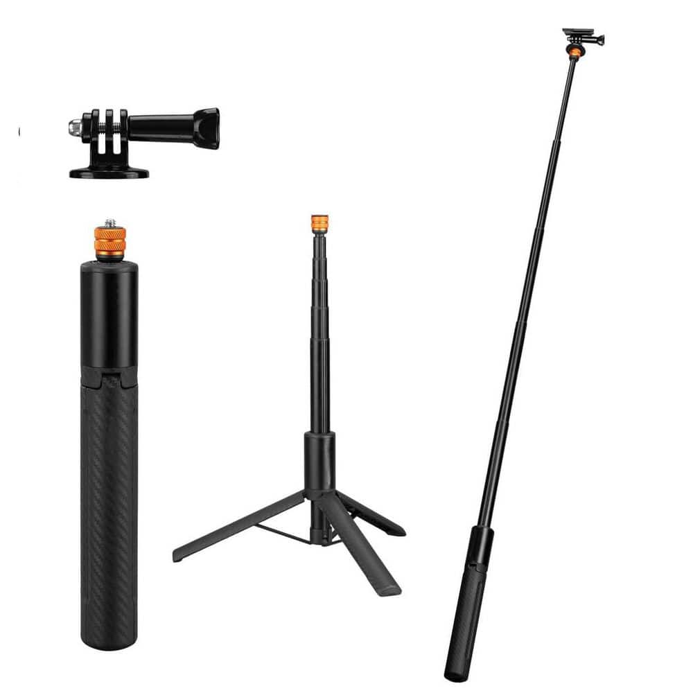 Invisible Selfie Stick Extension Long Pole for Sports Cameras with GoPro Adapter 120cm Lightweight Portable Monopod -  OBJLGEV, 5321D27ISA99124