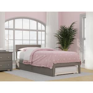 Boston in Grey Twin Extra Long Bed with Twin Extra Long Trundle