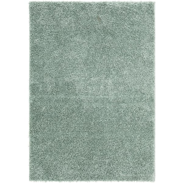 Natco Glass Shag 5 ft. x 7 ft. Solid Polypropylene Area Rug