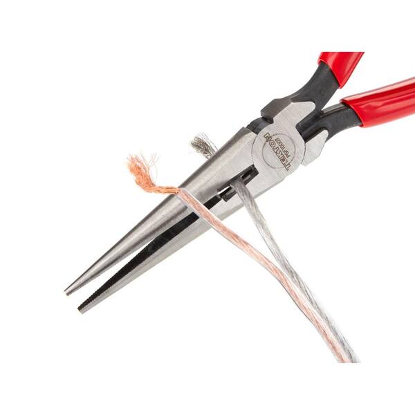 TEKTON 7 in. Long Nose Pliers PGF10007 - The Home Depot
