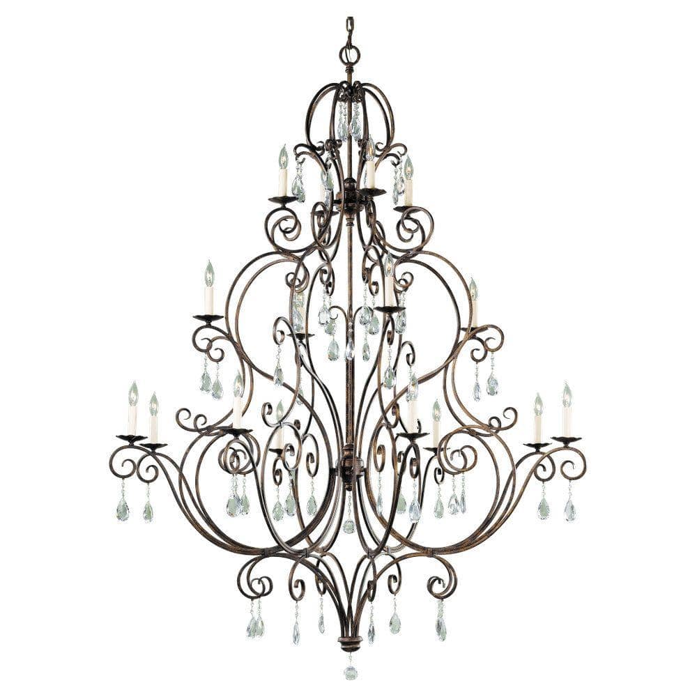Generation Lighting Chateau 16-Light Large Mocha Bronze Generation Lighting Chateau 16-Light Large Mocha Bronze