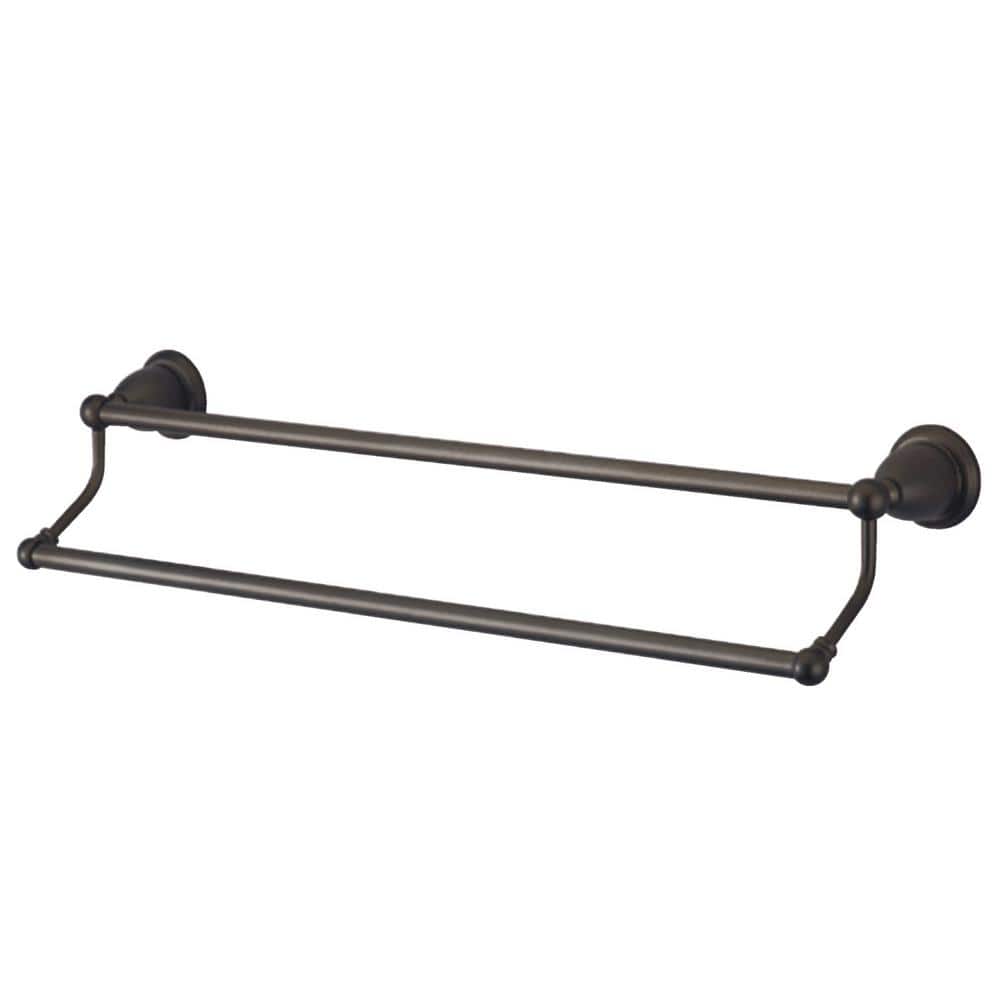 Kingston Brass Heritage 18 in. Wall Mount Double Towel Bar in Oil