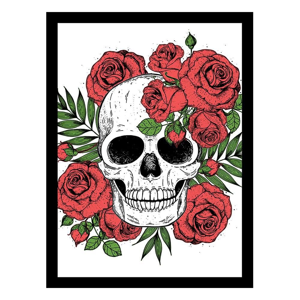 【cibi】 ZINGARO SKULLS &amp; FLOWERS Zippo-Blooming-Skull-Street-